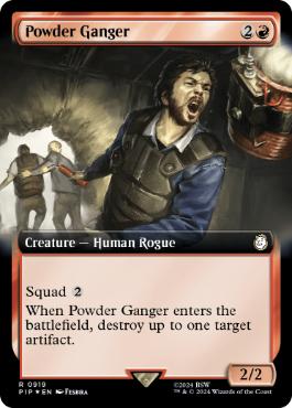 Powder Ganger - Magic: The Gathering - PIP-BF Near Mint Inglés