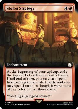Stolen Strategy - Magic: The Gathering - PIP-BF Near Mint Inglés