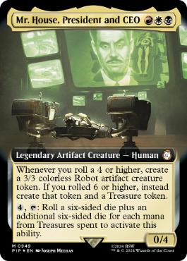 Mr. House, President and CEO - Magic: The Gathering - PIP-BF Near Mint Inglés