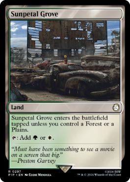 Sunpetal Grove - Magic: The Gathering - PIP Near Mint Inglés