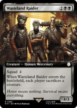 Wasteland Raider - Magic: The Gathering - PIP-BF Near Mint Inglés