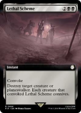 Lethal Scheme - Magic: The Gathering - PIP-BF Near Mint Inglés