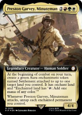 Preston Garvey, Minuteman - Magic: The Gathering - PIP-BF Near Mint Inglés