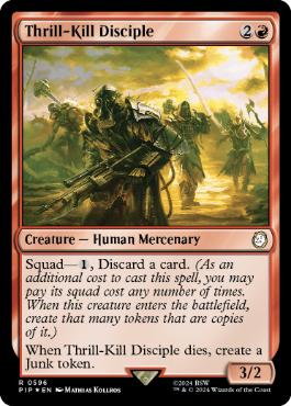 Thrill-Kill Disciple - Magic: The Gathering - PIP Near Mint Inglés