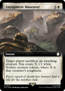 Entrapment Maneuver - Magic: The Gathering - PIP-BF Near Mint Inglés