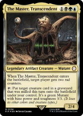The Master, Transcendent - Magic: The Gathering - PIP Near Mint Inglés