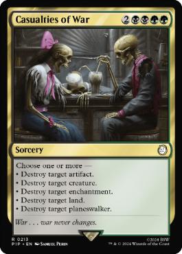 Casualties of War - Magic: The Gathering - PIP Near Mint Inglés