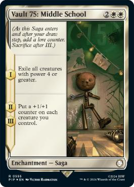 Vault 75: Middle School - Magic: The Gathering - PIP Near Mint Inglés
