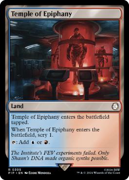 Temple of Epiphany - Magic: The Gathering - PIP Near Mint Inglés