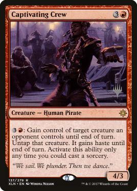 Captivating Crew - Magic: The Gathering - P Stamped_XLN Near Mint Japonés