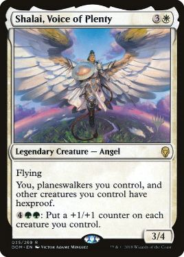 Shalai, Voice of Plenty - Magic: The Gathering - P Stamped_DOM Near Mint Japonés