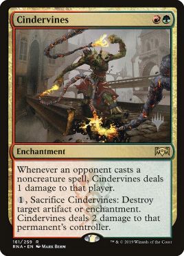 Cindervines - Magic: The Gathering - P Stamped_RNA Near Mint Japonés