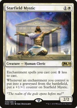 Starfield Mystic - Magic: The Gathering - P Stamped_M20 Near Mint Japonés