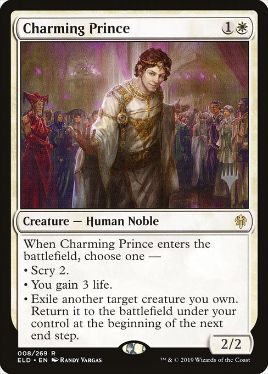 Charming Prince - Magic: The Gathering - P Stamped_ELD Near Mint Japonés