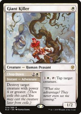 Giant Killer - Magic: The Gathering - P Stamped_ELD Near Mint Japonés