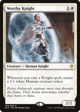 Worthy Knight - Vista detallada 1 de Magic México | Hydra