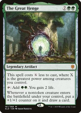 The Great Henge - Magic: The Gathering - P Stamped_ELD Near Mint Japonés