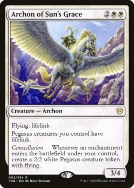 Archon of Sun's Grace - Magic: The Gathering - P Stamped_THB Near Mint Japonés
