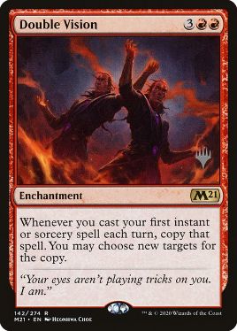 Double Vision - Magic: The Gathering - P Stamped_M21 Near Mint Japonés