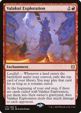 Valakut Exploration - Magic: The Gathering - P Stamped_ZNR Near Mint Japonés