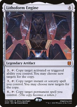 Lithoform Engine - Magic: The Gathering - P Stamped_ZNR Near Mint Japonés