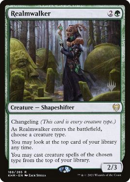 Realmwalker - Magic: The Gathering - P Stamped_KHM Near Mint Japonés