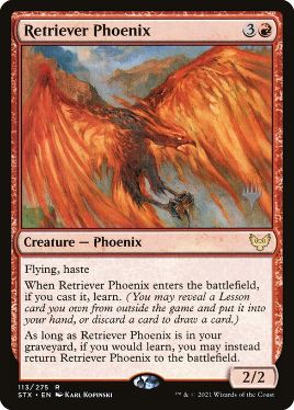 Retriever Phoenix - Magic: The Gathering - P Stamped_STX Near Mint Japonés