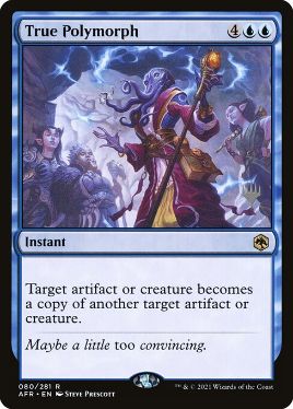 True Polymorph - Magic: The Gathering - P Stamped_AFR Near Mint Japonés