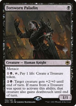 Forsworn Paladin - Magic: The Gathering - P Stamped_AFR Near Mint Japonés