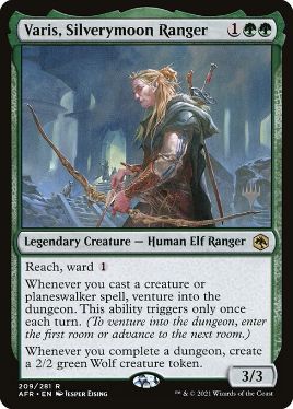 Varis, Silverymoon Ranger - Magic: The Gathering - P Stamped_AFR Near Mint Japonés