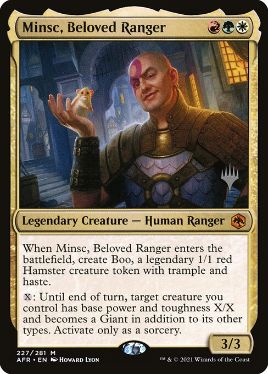 Minsc, Beloved Ranger - Magic: The Gathering - P Stamped_AFR Near Mint Japonés
