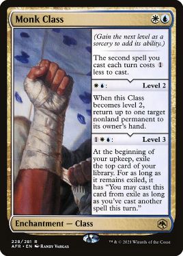 Monk Class - Magic: The Gathering - P Stamped_AFR Near Mint Japonés