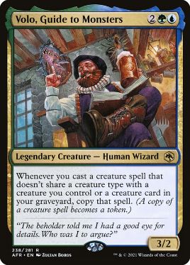 Volo, Guide to Monsters - Magic: The Gathering - P Stamped_AFR Near Mint Japonés