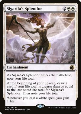 Sigarda's Splendor - Magic: The Gathering - P Stamped_MID Near Mint Japonés