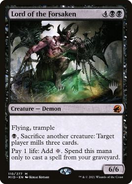 Lord of the Forsaken - Magic: The Gathering - P Stamped_MID Near Mint Japonés