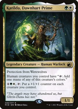 Katilda, Dawnhart Prime - Magic: The Gathering - P Stamped_MID Near Mint Japonés