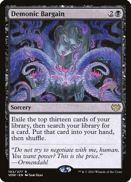 Demonic Bargain - Vista detallada 1 de Magic México | Hydra