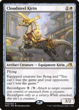 Cloudsteel Kirin - Magic: The Gathering - P Stamped_NEO Near Mint Japonés