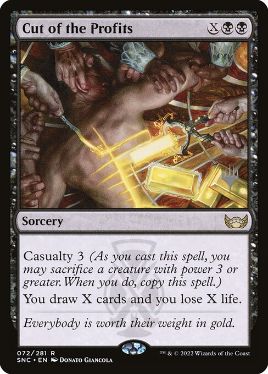 Cut of the Profits - Magic: The Gathering - P Stamped_SNC Near Mint Japonés