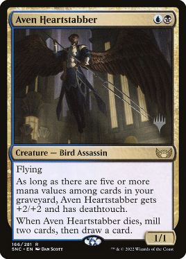 Aven Heartstabber - Magic: The Gathering - P Stamped_SNC Near Mint Japonés