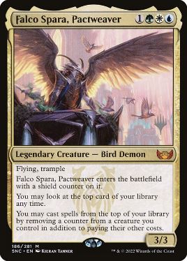 Falco Spara, Pactweaver - Magic: The Gathering - P Stamped_SNC Near Mint Japonés