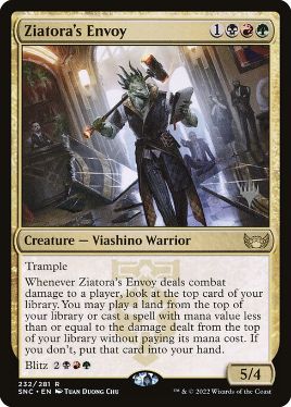 Ziatora's Envoy - Magic: The Gathering - P Stamped_SNC Near Mint Japonés