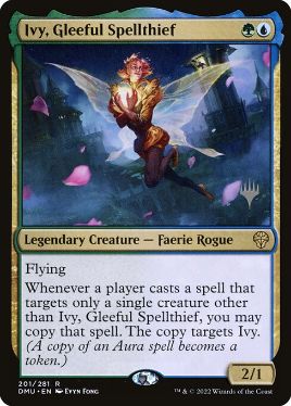 Ivy, Gleeful Spellthief - Magic: The Gathering - P Stamped_DMU Near Mint Japonés