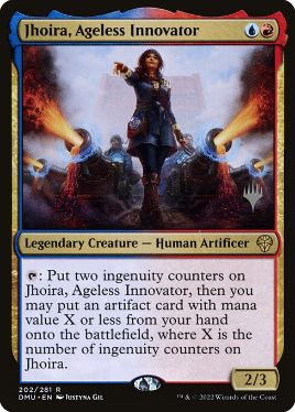 Jhoira, Ageless Innovator - Magic: The Gathering - P Stamped_DMU Near Mint Japonés