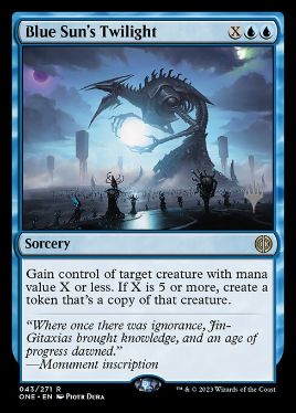 Blue Sun's Twilight - Magic: The Gathering - P Stamped_ONE Near Mint Japonés