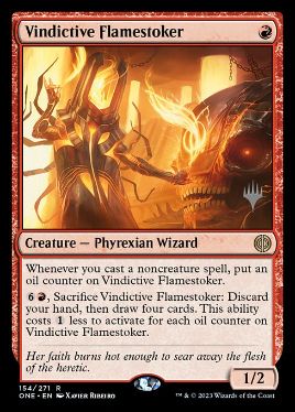 Vindictive Flamestoker - Magic: The Gathering - P Stamped_ONE Near Mint Japonés