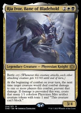 Ria Ivor, Bane of Bladehold - Magic: The Gathering - P Stamped_ONE Near Mint Japonés