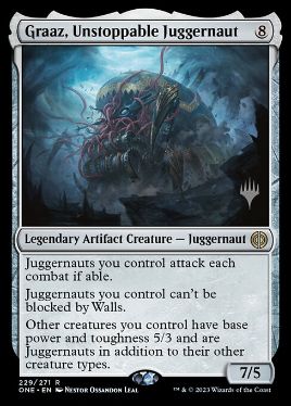 Graaz, Unstoppable Juggernaut - Magic: The Gathering - P Stamped_ONE Near Mint Japonés