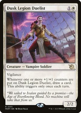 Dusk Legion Duelist - Magic: The Gathering - P Stamped_MOM Near Mint Japonés