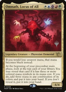 Omnath, Locus of All - Magic: The Gathering - P Stamped_MOM Near Mint Japonés